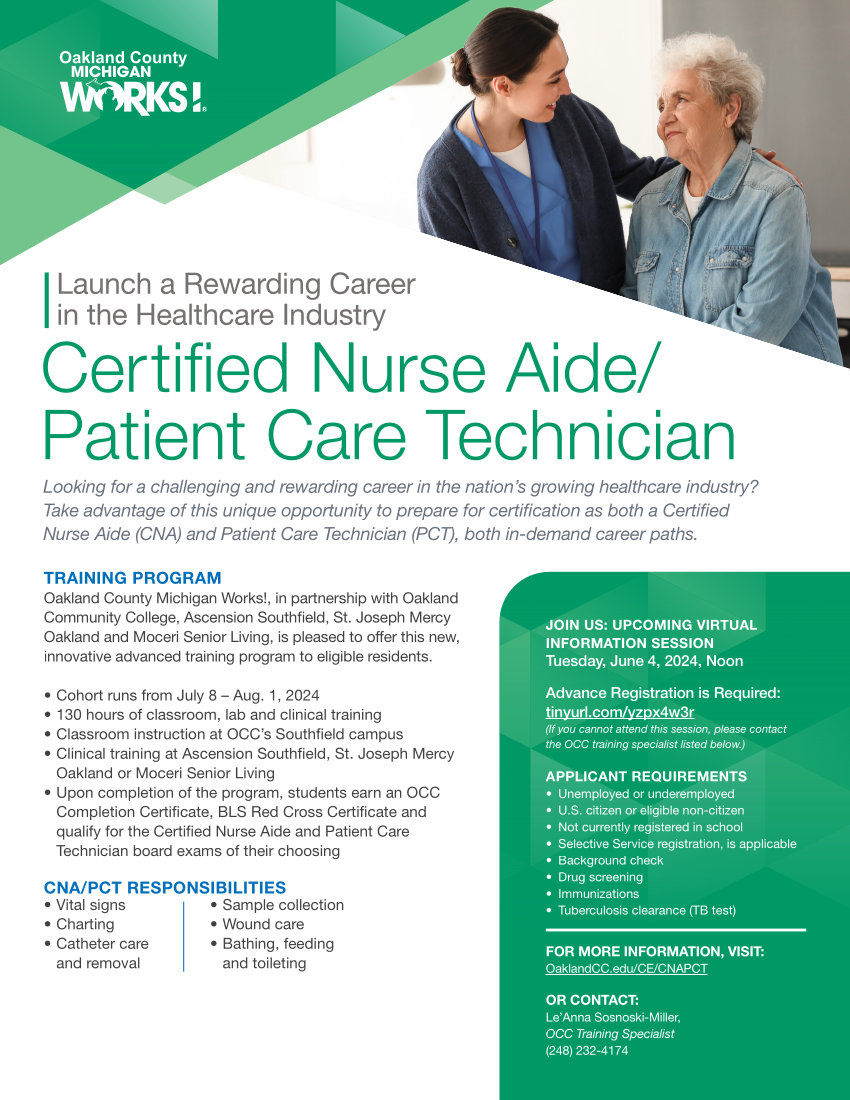 Training - Waterford Michigan Works